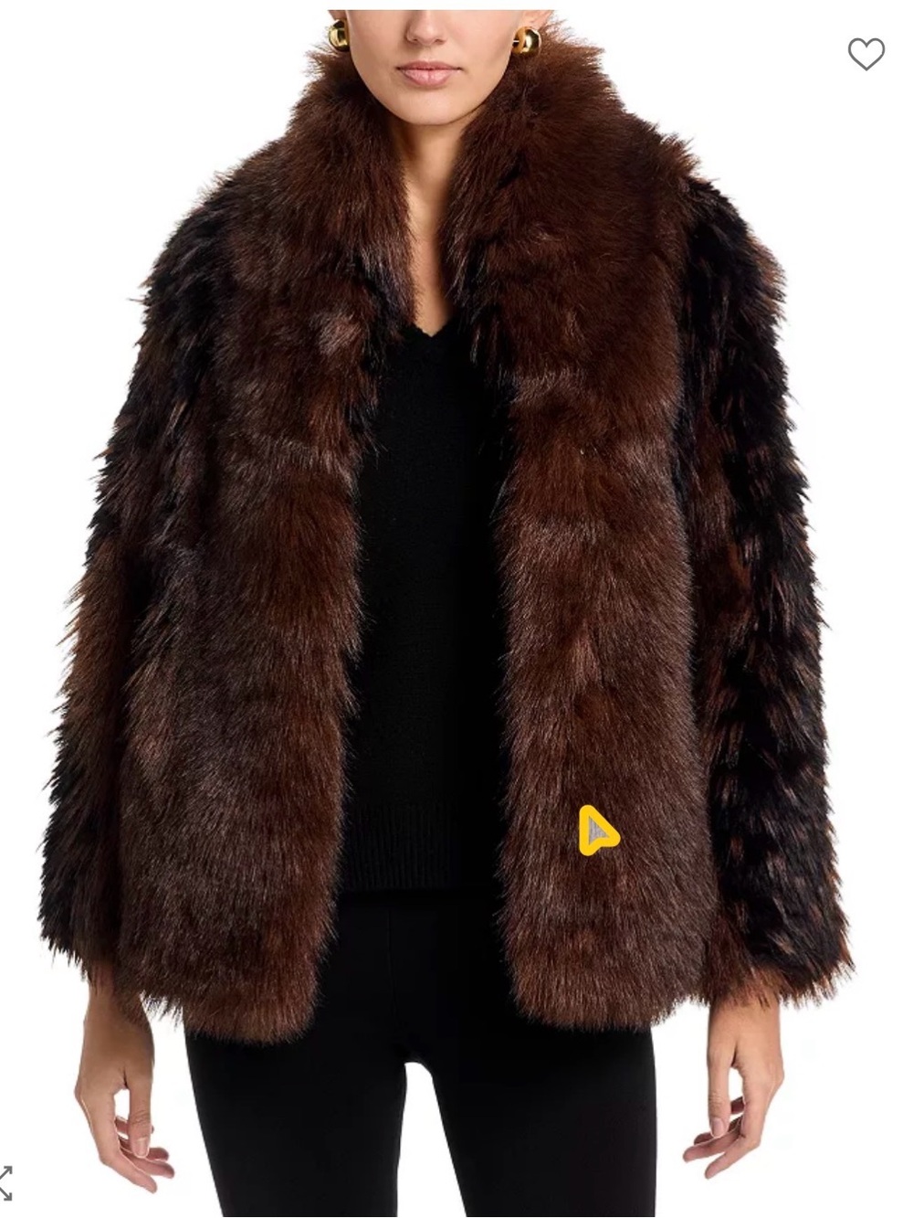 Love Token Faux Fur NWT Size M